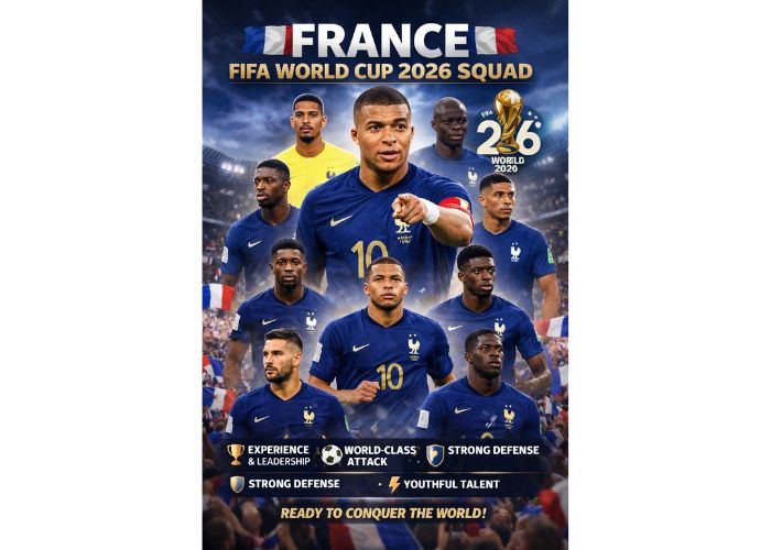 France FIFA World Cup 2026 Squad – Full Team List, Strengths & Benefits