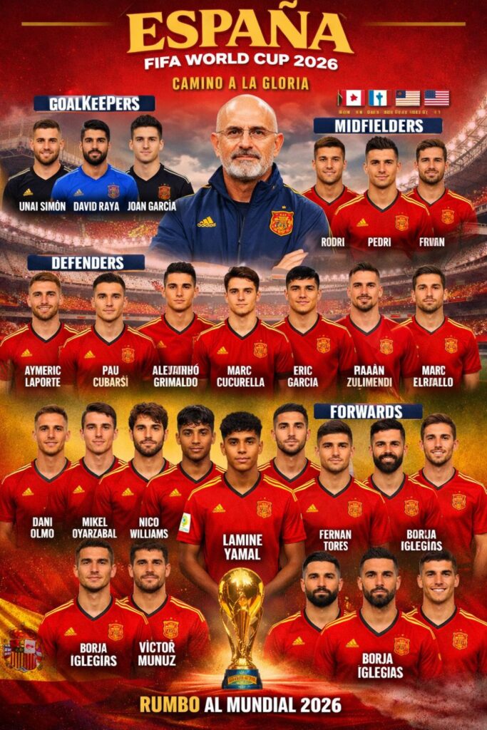 Current image: Spain FIFA World Cup 2026 Squad: Full Player List, Key Strengths & Benefits