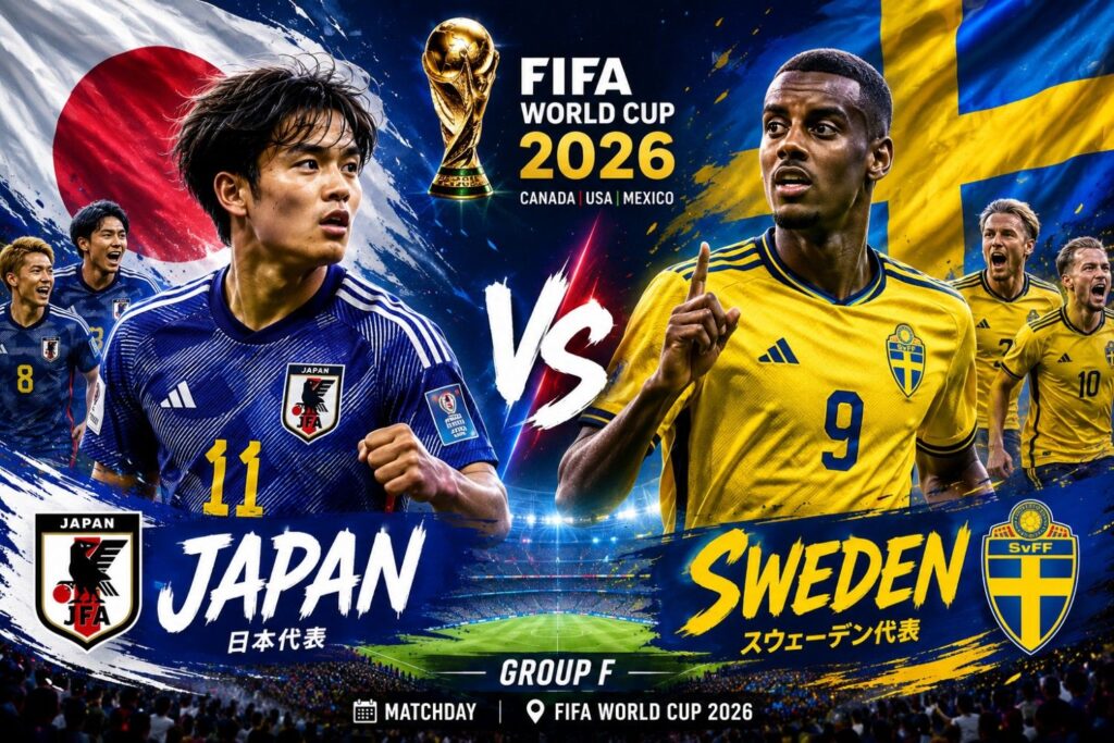 Current image: Japan vs Sweden – FIFA World Cup 2026: A Defining Group F Battle