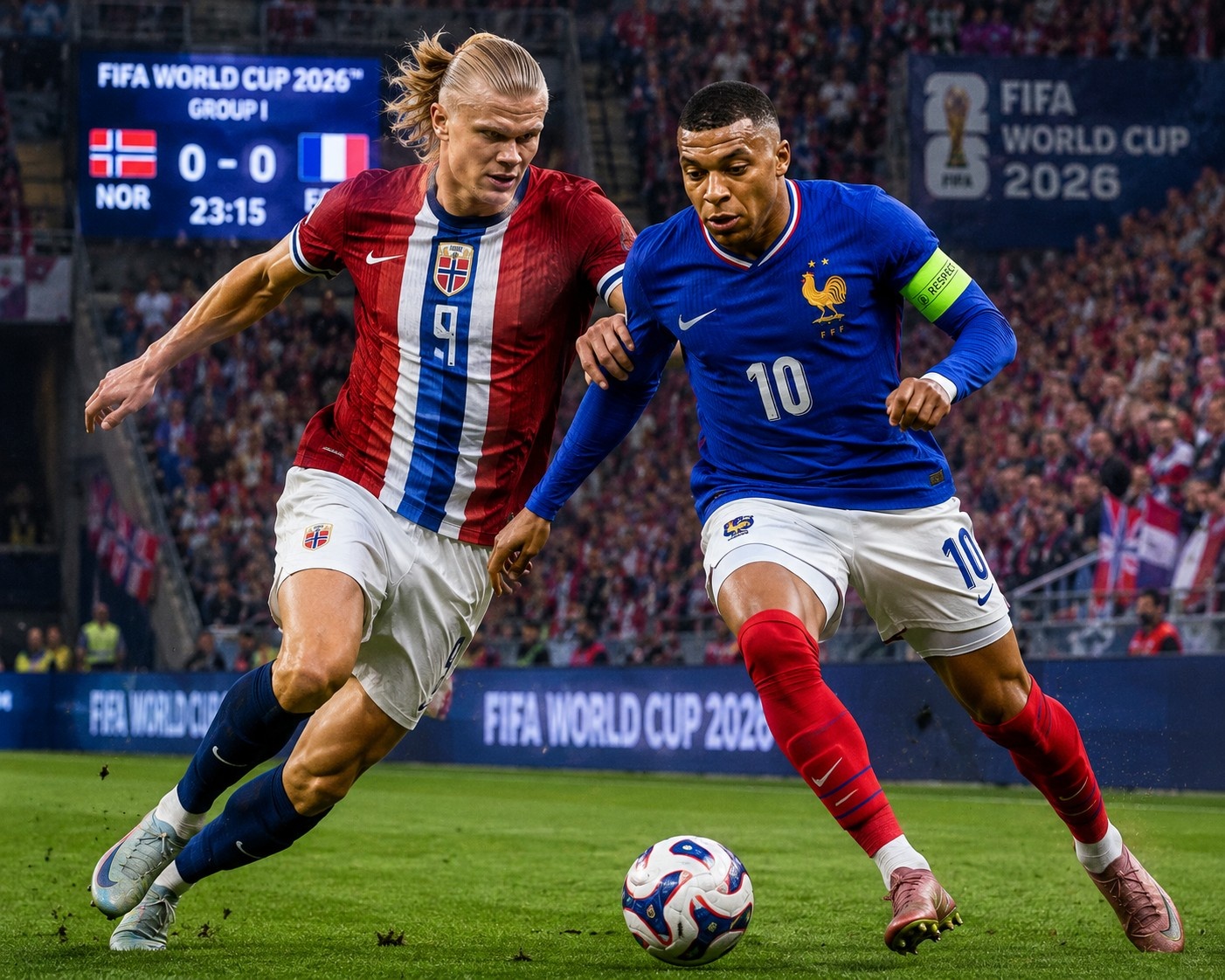 Both nations entered the FIFA World Cup 2026 with ambitions of reaching the knockout rounds. France, one of the favorites to win the tournament, has demonstrated its attacking power and squad depth. Norway, meanwhile, has emerged as one of the tournament's surprise packages thanks to a talented generation led by world-class stars. With qualification on the line, this FIFA World Cup 2026 match could determine who finishes top of Group I.
