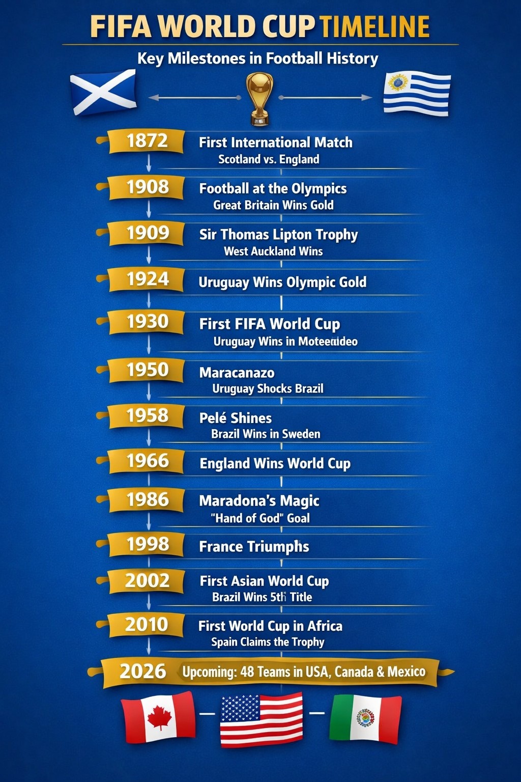 ⚽ The History of the FIFA World Cup: From Early Competitions to Global Glory