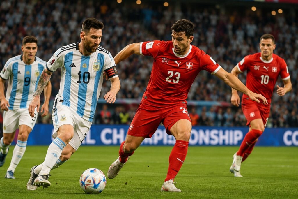 Current image: Argentina Beats Switzerland 3-1 After Extra Time to Set Up FIFA World Cup 2026 Semifinal Clash with England